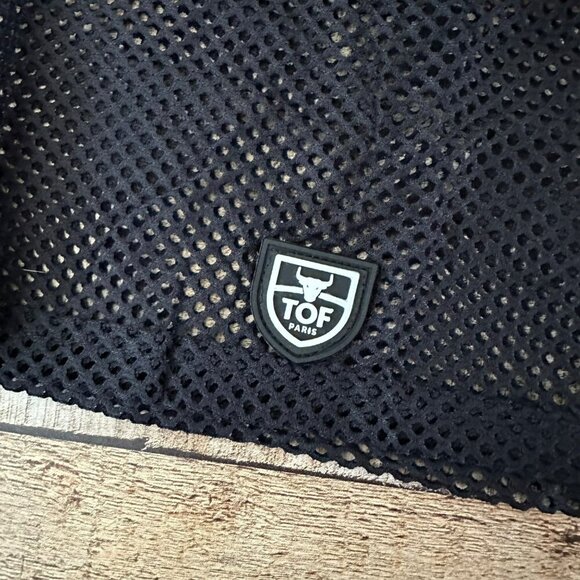 Trendy Mesh Skirt By TOF Paris Black Designed Sewn In Paris Stylish Fetish Wear - Picture 7 of 9